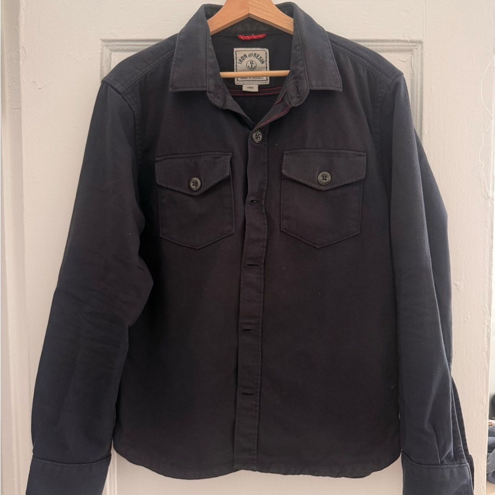 Navy Blue Iron and Resin Long Sleeve